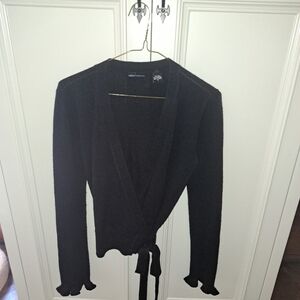 Silk/Cashmere Wrap Cardigan